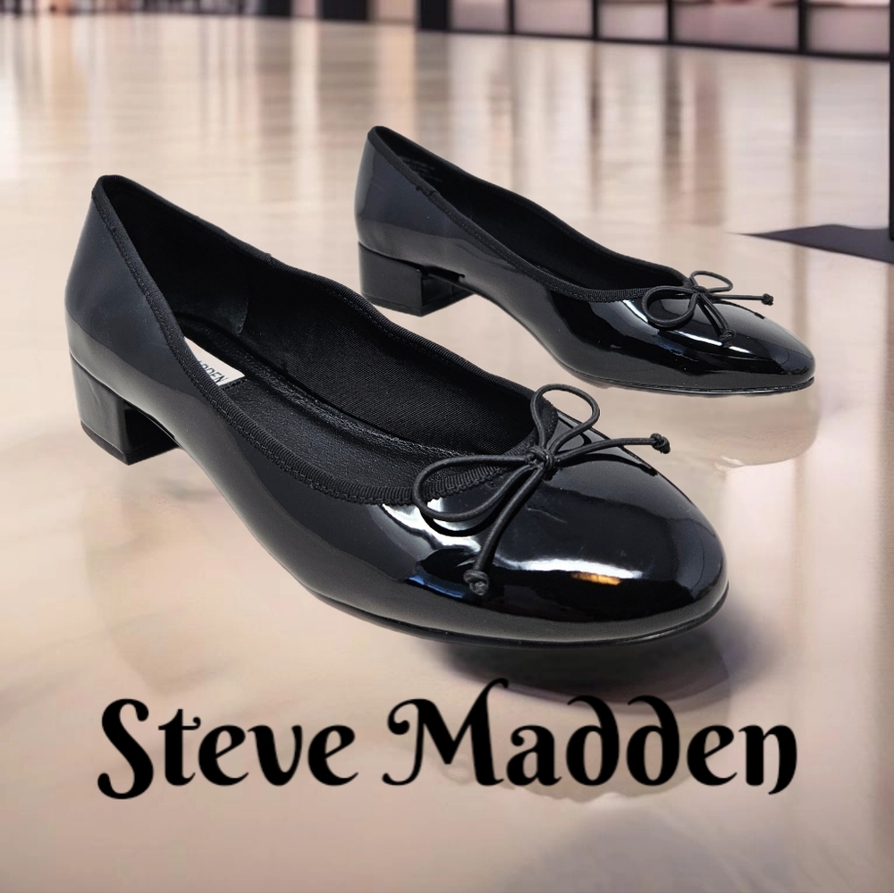 Steve Madden Black Ballet Flats
